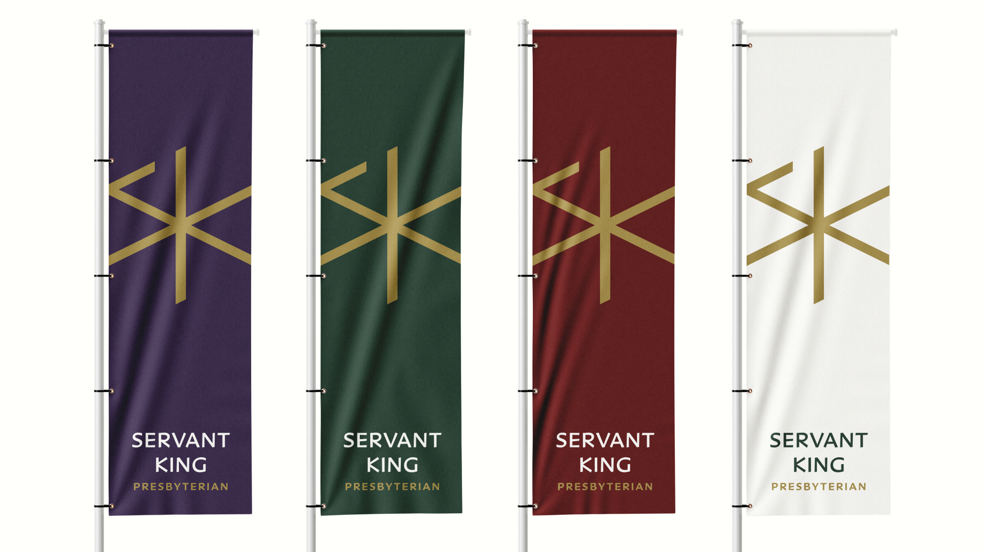 Servant King Church banners